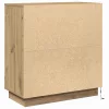 Komód LED -es lámpákkal Artisan tölgy 71 x 34.5 x 75 cm Faanyag