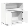 LED-es Bútor Fehér 71 x 34.5 x 75 cm Faanyag