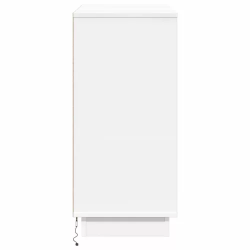 LED-es Bútor Fehér 71 x 34.5 x 75 cm Faanyag