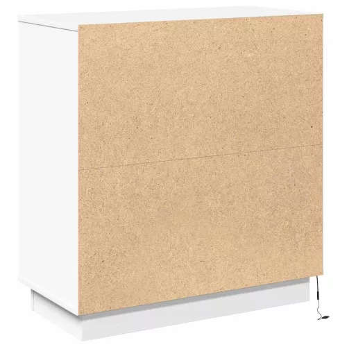 LED-es Bútor Fehér 71 x 34.5 x 75 cm Faanyag