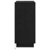 LED-es Bútor Musta tammi 71 x 34.5 x 75 cm Faanyag