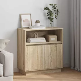 LED-es Bútor sonoma tölgy 71 x 34.5 x 75 cm Faanyag