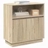 LED-es Bútor sonoma tölgy 71 x 34.5 x 75 cm Faanyag