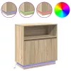 LED-es Bútor sonoma tölgy 71 x 34.5 x 75 cm Faanyag