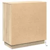 LED-es Bútor sonoma tölgy 71 x 34.5 x 75 cm Faanyag