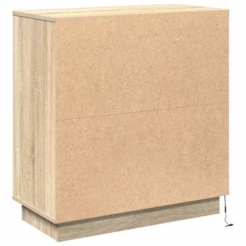 LED-es Bútor sonoma tölgy 71 x 34.5 x 75 cm Faanyag