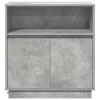 LED-es Bútor Beton szürke 71 x 34.5 x 75 cm Faanyag