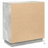 LED-es Bútor Beton szürke 71 x 34.5 x 75 cm Faanyag