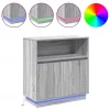 LED-es Bútor Szürke sonoma 71 x 34.5 x 75 cm Faanyag