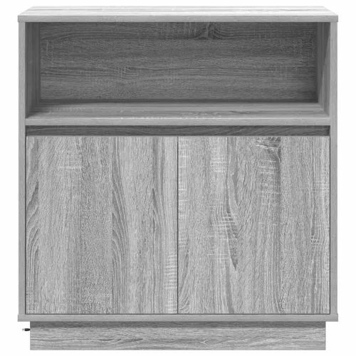 LED-es Bútor Szürke sonoma 71 x 34.5 x 75 cm Faanyag