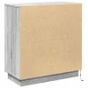 LED-es Bútor Szürke sonoma 71 x 34.5 x 75 cm Faanyag