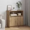 LED-es Bútor kézműves tölgy 71 x 34.5 x 75 cm Faanyag