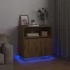 LED-es Bútor kézműves tölgy 71 x 34.5 x 75 cm Faanyag