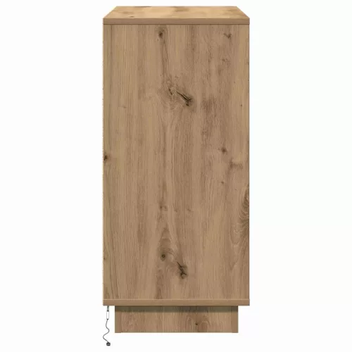LED-es Bútor kézműves tölgy 71 x 34.5 x 75 cm Faanyag
