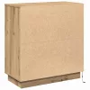 LED-es Bútor kézműves tölgy 71 x 34.5 x 75 cm Faanyag