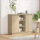 Oldalszekrény polcokkal Sonoma tölgy 90 x 32 x 75 cm Faanyag
