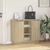 Oldalszekrény polcokkal Sonoma tölgy 90 x 32 x 75 cm Faanyag