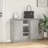Oldalszekrény polcokkal Beton Szürke 90 x 32 x 75 cm Faanyag