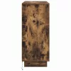 Oldalszekrény polcokkal Füstölt tölgy 90 x 32 x 75 cm Faanyag