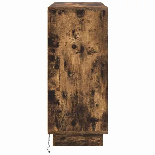 Oldalszekrény polcokkal Füstölt tölgy 90 x 32 x 75 cm Faanyag