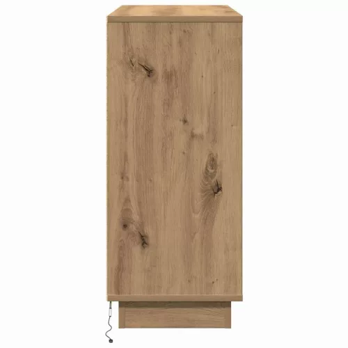 Oldalszekrény polcokkal Artisan tölgy 90 x 32 x 75 cm Faanyag