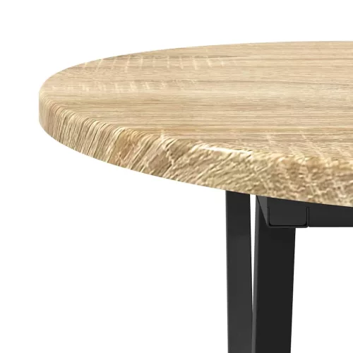 Dohányzóasztal sonoma tölgy 80 x 40 x 40,5 cm Mérnöki fa és fém