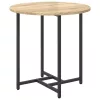 Kisasztal készlet 2 pcs Sonoma tölgy és Fekete 50 x 50 x 50 cm