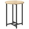 Kisasztal készlet 2 pcs Sonoma tölgy és Fekete 50 x 50 x 50 cm