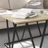 Dohányzóasztal sonoma tölgy 100 x 50 x 40 cm Mérnöki fa és fém