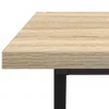 Dohányzóasztal sonoma tölgy 100 x 50 x 40 cm Mérnöki fa és fém