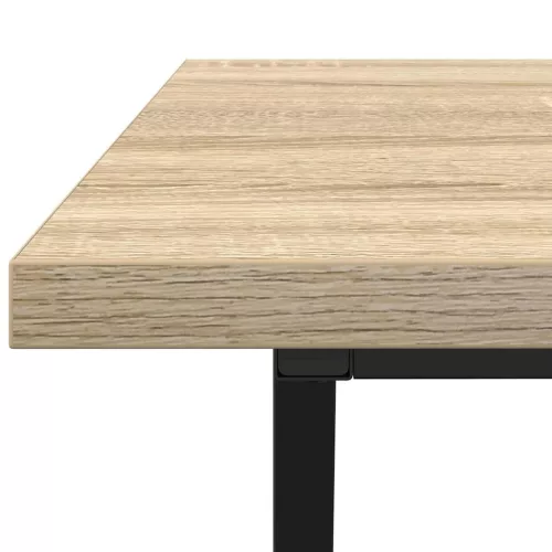 Dohányzóasztal sonoma tölgy 100 x 50 x 40 cm Mérnöki fa és fém