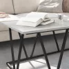 Dohányzóasztal Szürke sonoma 100 x 50 x 40 cm Mérnöki fa és fém