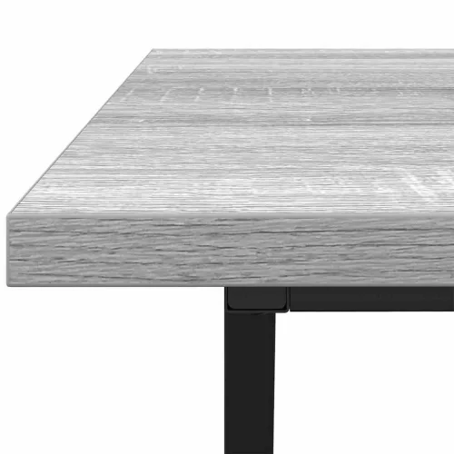 Dohányzóasztal Szürke sonoma 100 x 50 x 40 cm Mérnöki fa és fém