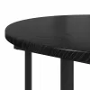 Kisasztal készlet polcokkal 2 pcs Musta tammi 50 x 50 x 50.5 cm