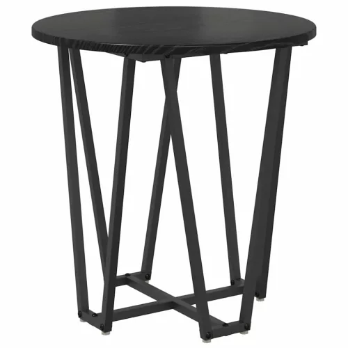Kisasztal készlet 2 pcs Musta tammi 50 x 50 x 50.5 cm
