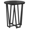 Kisasztal készlet 2 pcs Musta tammi 50 x 50 x 50.5 cm