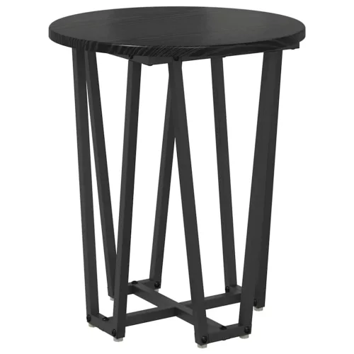 Kisasztal készlet 2 pcs Musta tammi 50 x 50 x 50.5 cm