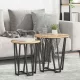 Kisasztal készlet 2 pcs Artisan tölgy és fekete