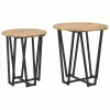 Kisasztal készlet 2 pcs Artisan tölgy és fekete