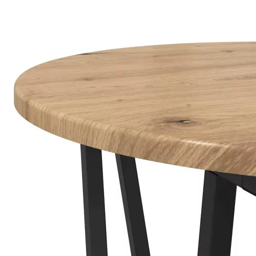 Kisasztal készlet 2 pcs Artisan tölgy és fekete