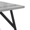 Kisasztal készlet 2 pcs Szürke sonoma és Fekete 50 x 50 x 50 cm