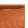 Széf fiókkal Barna 111 x 34 x 75 cm Tömör fenyőfa