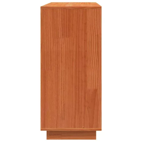 Széf fiókkal Viaszbarna 110 x 34 x 75 cm Tömör fenyőfa