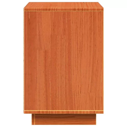 Éjjeliszekrény fiókkal Viaszbarna 60 x 34 x 51 cm Tömör fenyőfa