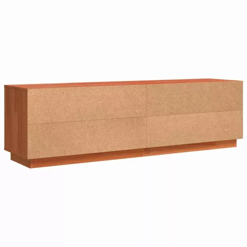 TV szekrény Barna 156 x 37 x 45 cm Tömör fenyőfa
