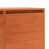 TV szekrény Barna 156 x 37 x 45 cm Tömör fenyőfa