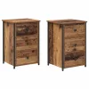 Éjjeliszekrény fiókkal 2 pcs Régi fa