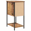 Éjjeliszekrény fiókkal 2 pcs Régi fa 32 x 42 x 70 cm Faanyag