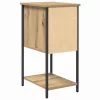 Éjjeliszekrény 2 pcs kézműves tölgy 32 x 42 x 70 cm Faanyag