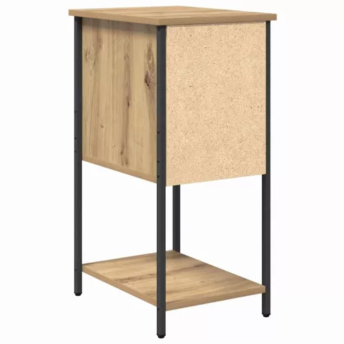 Éjjeliszekrény 2 pcs kézműves tölgy 32 x 42 x 70 cm Faanyag